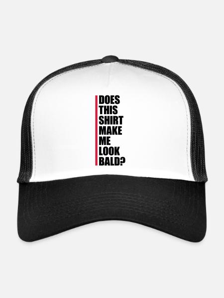 look soon citation de chemise - Casquette trucker  - blanc/noir - Devant