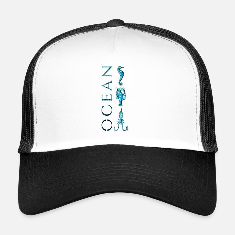 Ocean animals Trucker Cap
