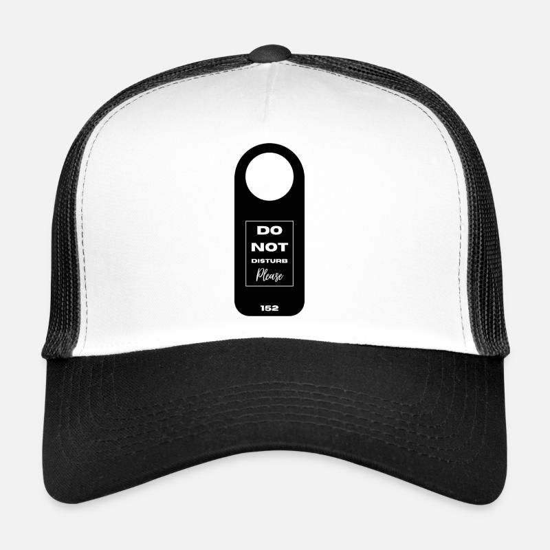 Bitte nicht stören - Trucker Cap - Weiß/Schwarz