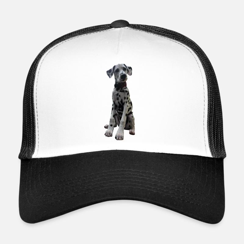 Dalmatiner Welpe Muster Kontrast Trucker Cap