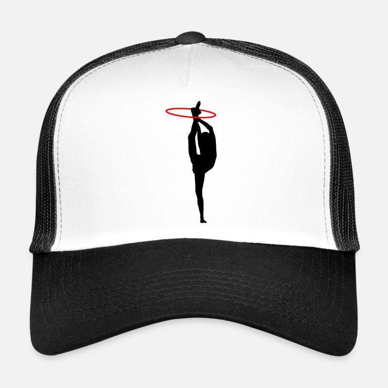 Gymnastik - Trucker Cap - Weiß/Schwarz