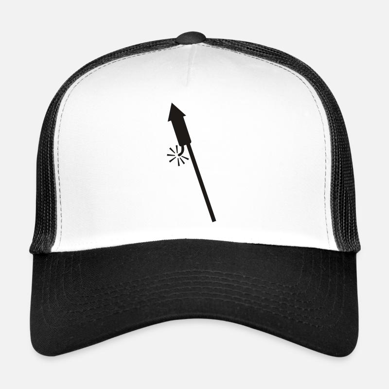 New Year Rocket Trucker Cap