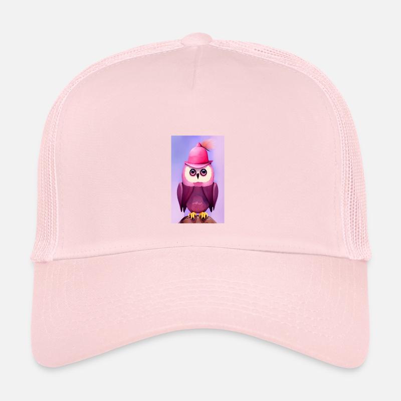 Eule mit Hut Trucker Cap