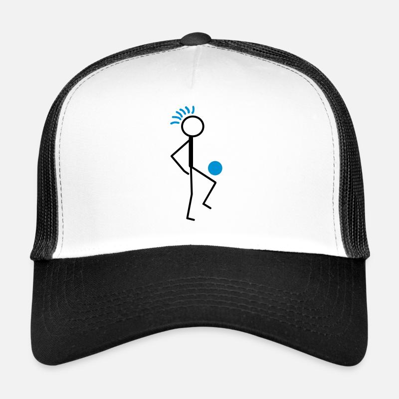 Fussballer - Trucker Cap - Weiß/Schwarz