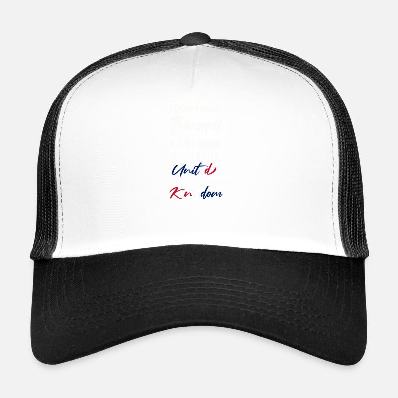 Royaume-Uni Idée Cadeau Drôle Dicton Royaume-Uni Casquette trucker 