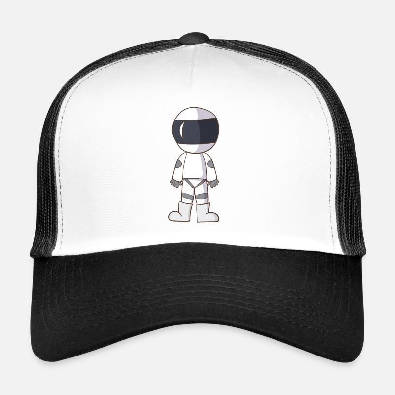 Astronaut - Casquette trucker  - blanc/noir