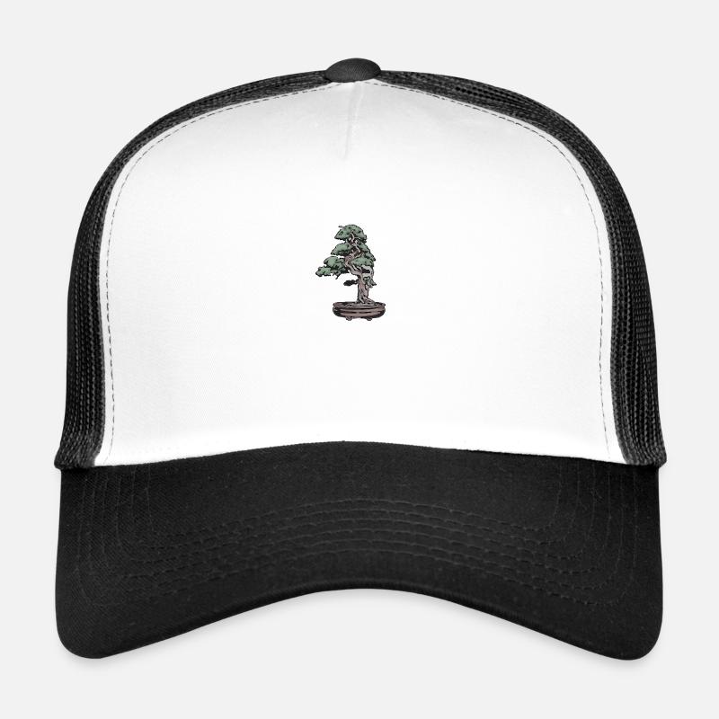 Bonsai - Trucker Cap - Weiß/Schwarz