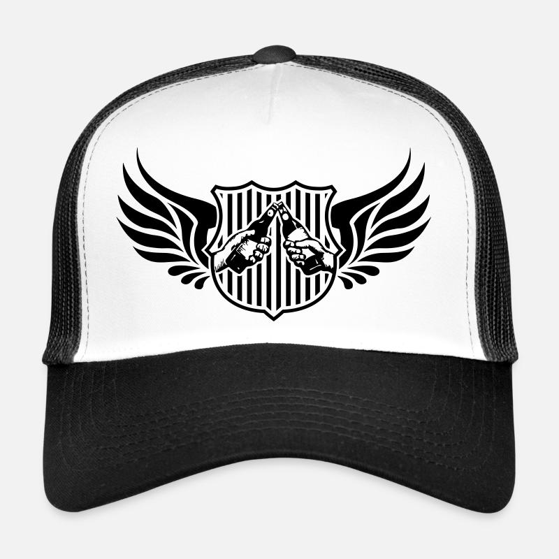 Drinking Team Logo Trucker Cap