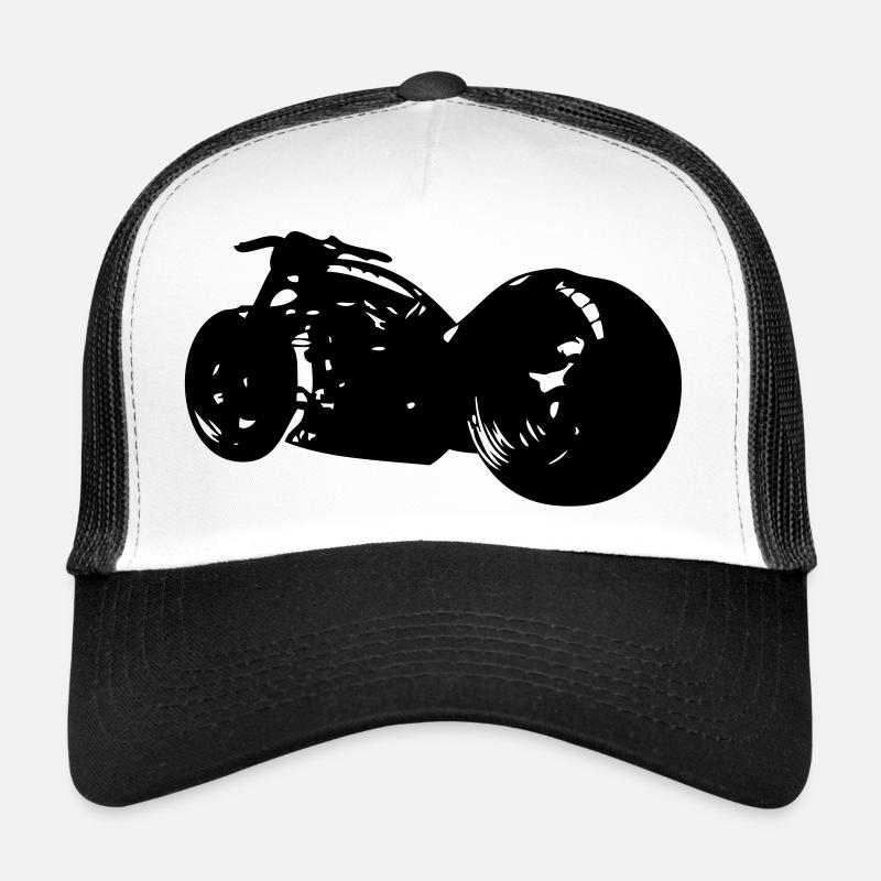 moto grosse roue1 Casquette trucker 