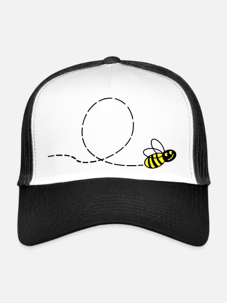 Raver - Casquette trucker  - blanc/noir - Devant