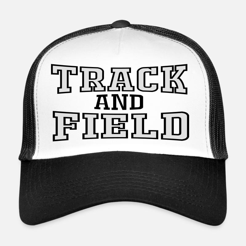 Track and Field - Trucker Cap - white/black