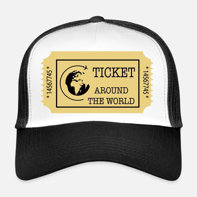 Around the World Ticket Casquette trucker 