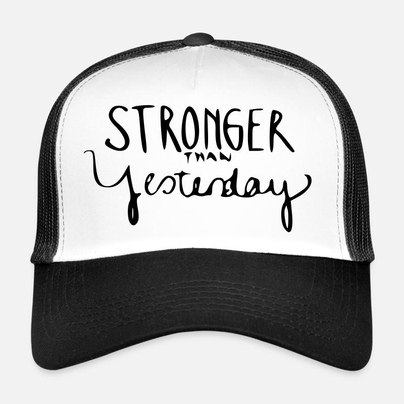 Plus fort qu'hier Casquette trucker 