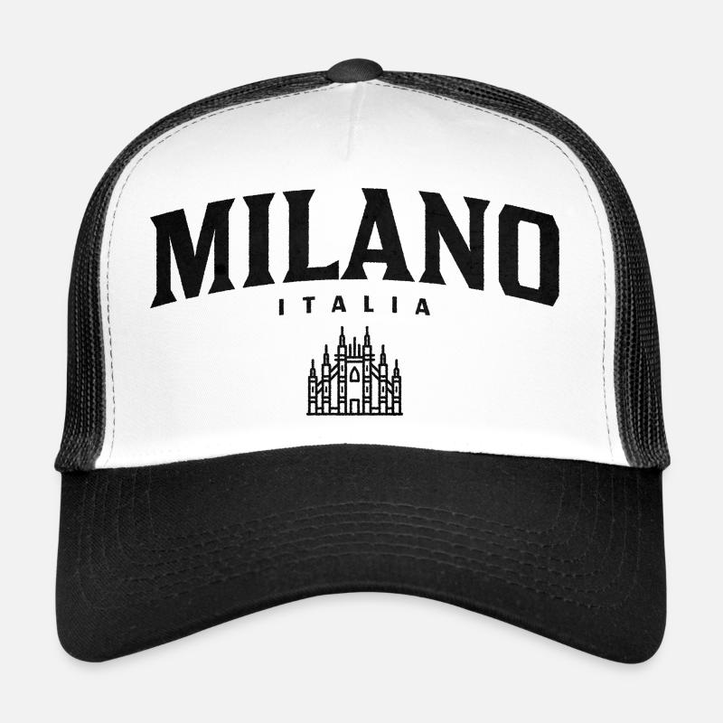 Milano Gothic Skyline, Italie Casquette trucker 