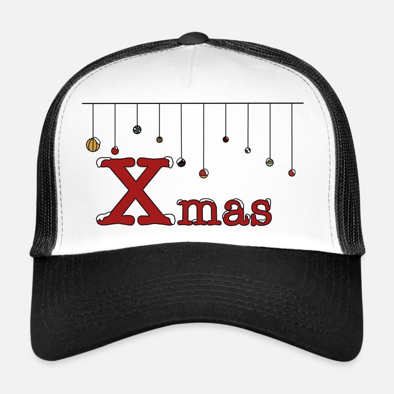 Xmas - Trucker Cap - Weiß/Schwarz