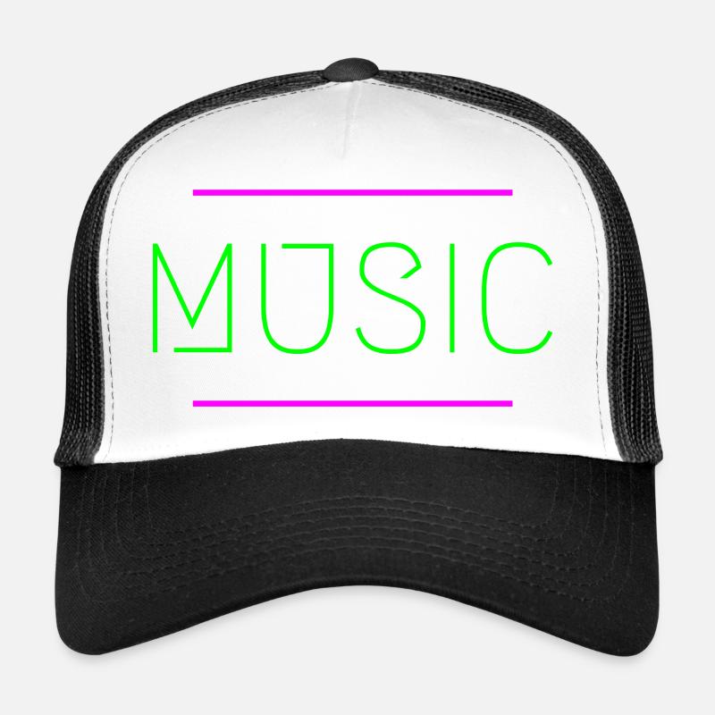 Musique Néon Casquette trucker 