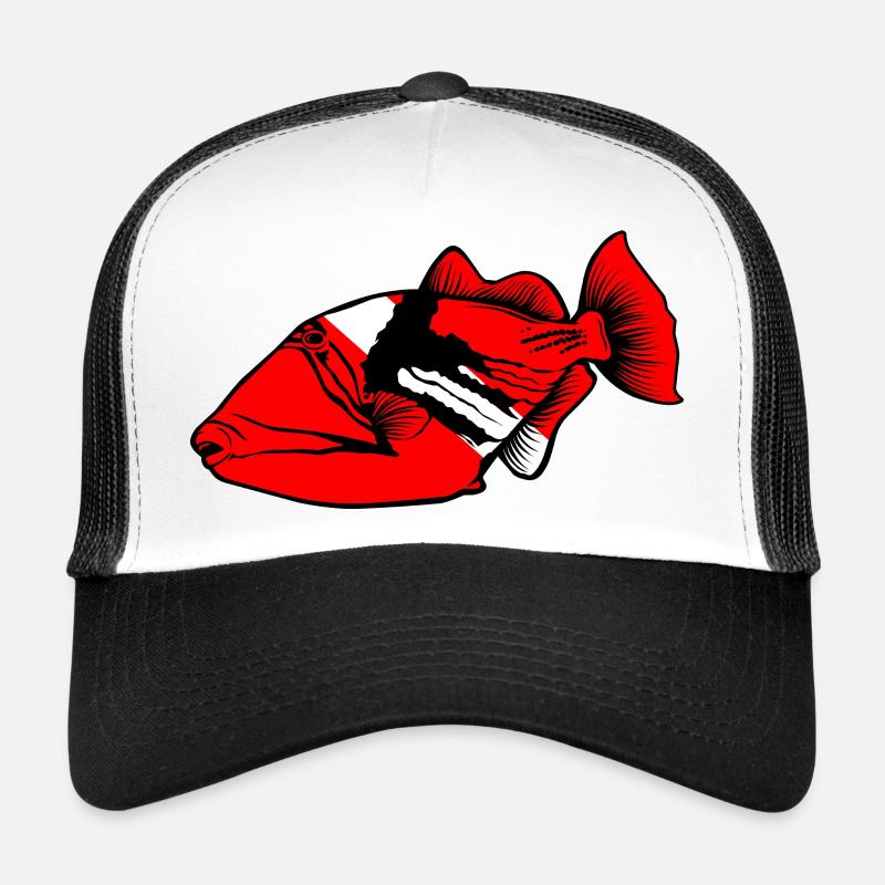 Drückerfisch von Scuba.Style Trucker Cap