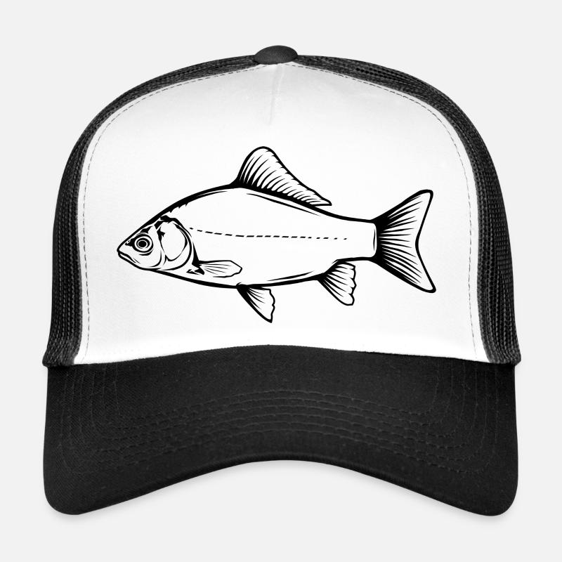 Carp Outline by Scuba.Style Trucker Cap