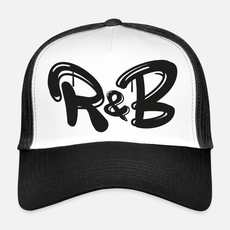 R&B - Trucker Cap - Weiß/Schwarz