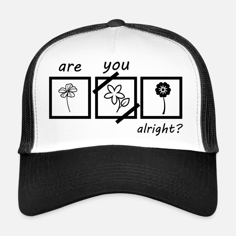 Ça va? - Casquette trucker  - blanc/noir