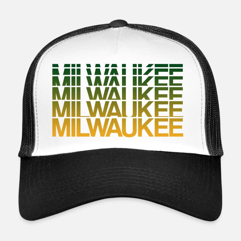 Milwaukee Gradient Blockprint Trucker Cap