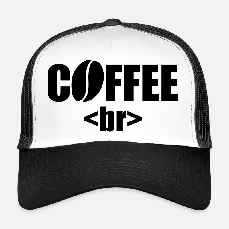 Programmation - Casquette trucker - blanc/noir