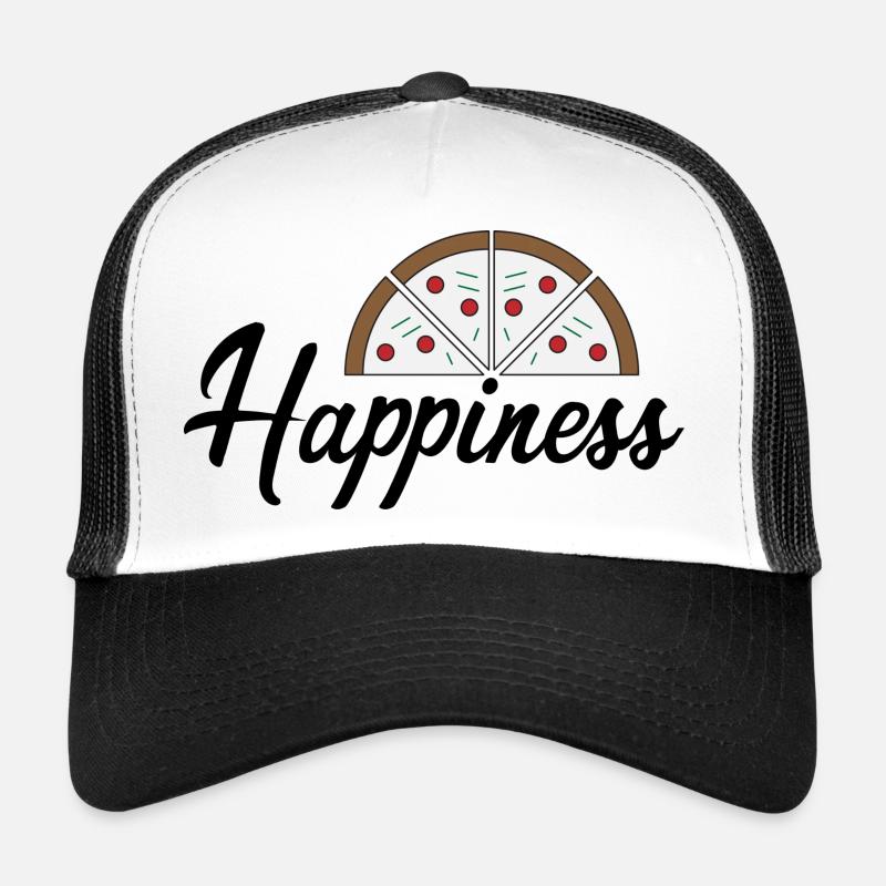 La pizza vous rend heureux Casquette trucker 