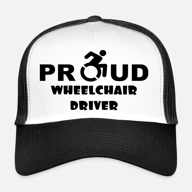 Fier utilisateur d’un fauteuil roulant * Casquette trucker 