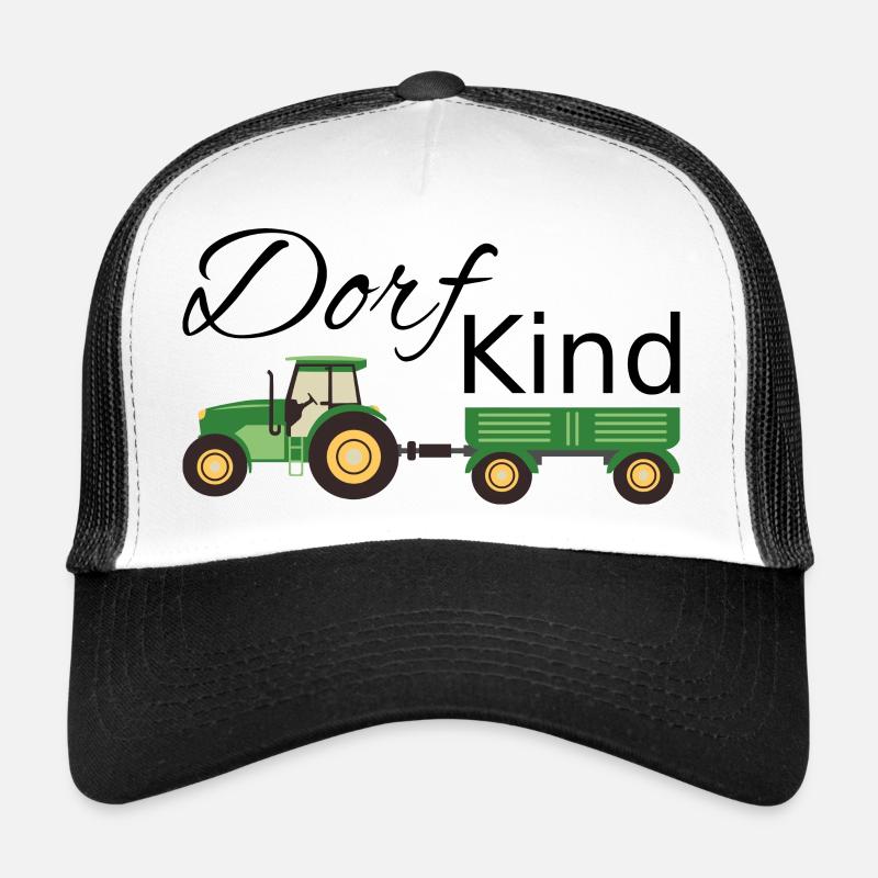 Dorfking Tractor in Green Trucker Cap