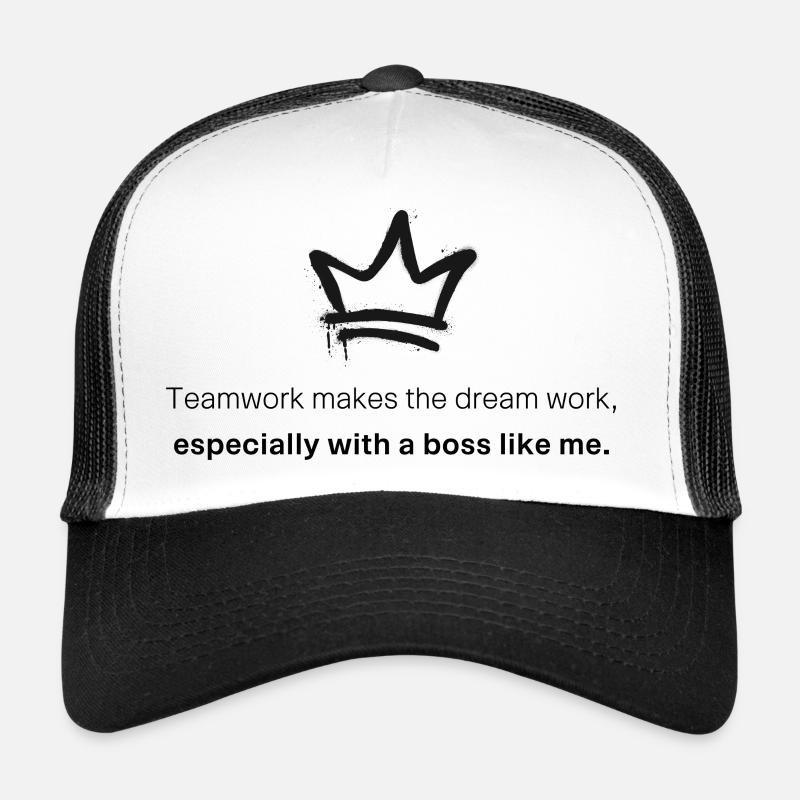 Teamwork makes the dream work especially... Trucker Cap