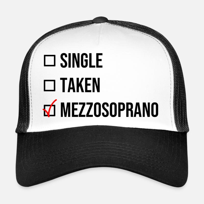 Single Taken Mezzosoprano Black Gift Trucker Cap