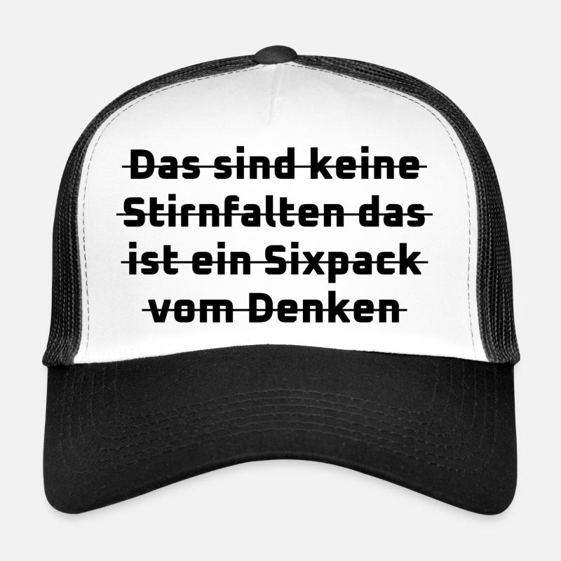 witzige sprüche - Trucker Cap - Weiß/Schwarz