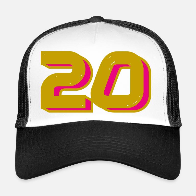 20. 20 YEARS. 20th ANNIVERSARY. 20TH ANNIVERSARY. Trucker Cap