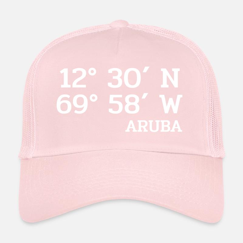 Coordonnateurs Aruba - Coordonnées - Caraïbes Casquette trucker 