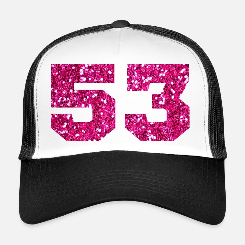 Nummer 53 Pink Glitter - 53. Jubiläum Trucker Cap