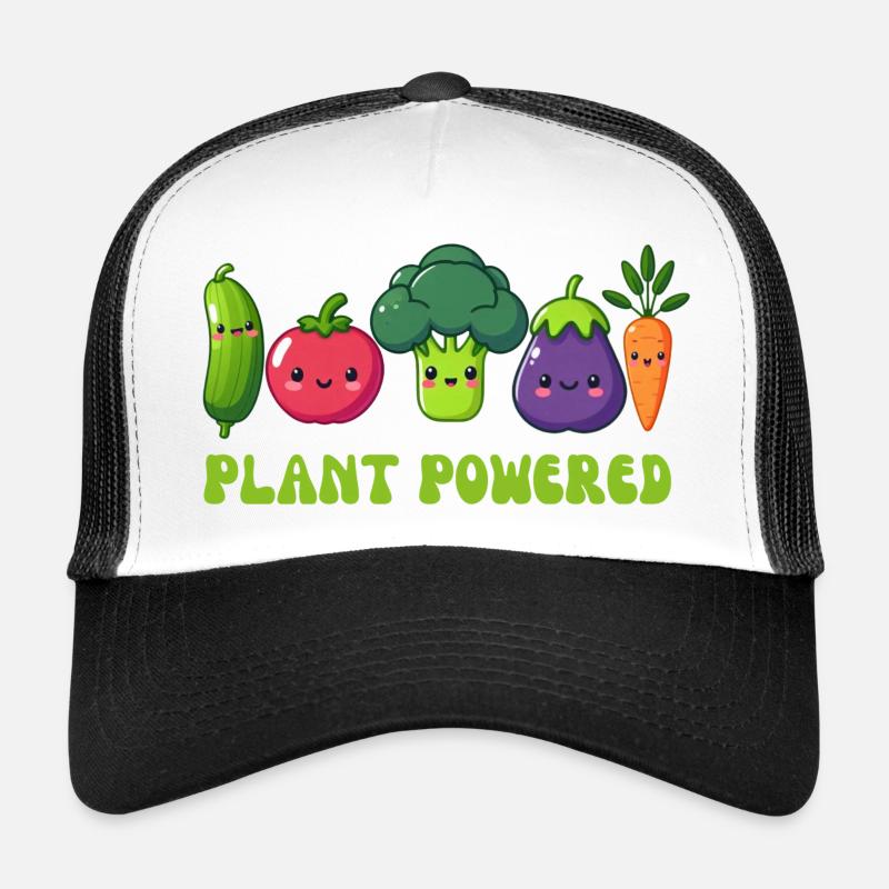 Végétarien, à base de plantes Casquette trucker 