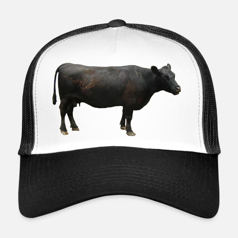 Beef black - Trucker Cap - white/black