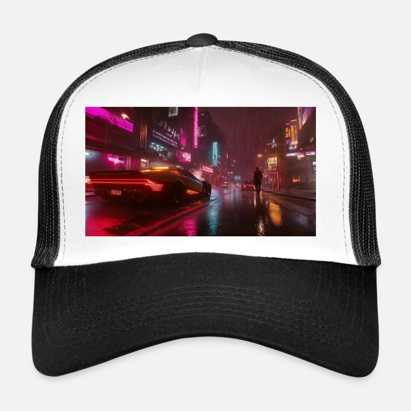 Cité cyberpunk1 Casquette trucker 
