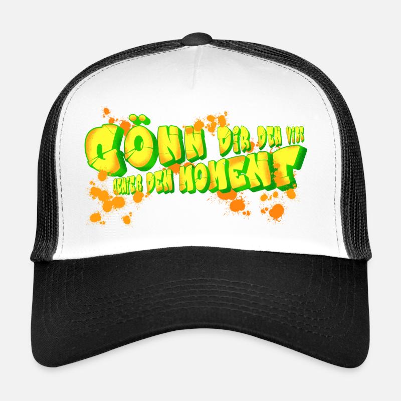 Art de graffiti au néon Casquette trucker 