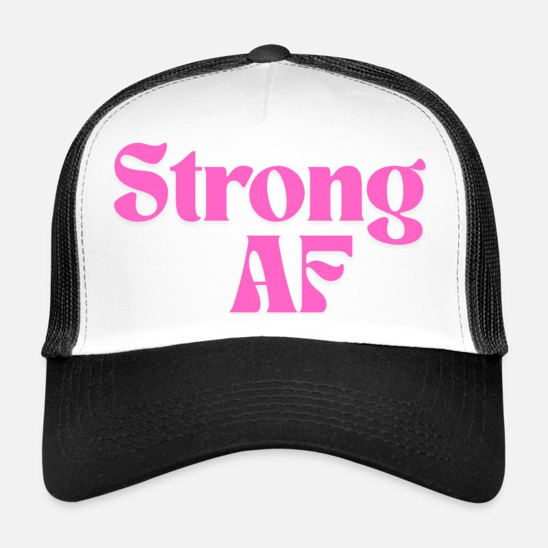 AF puissant - design rose Casquette trucker 