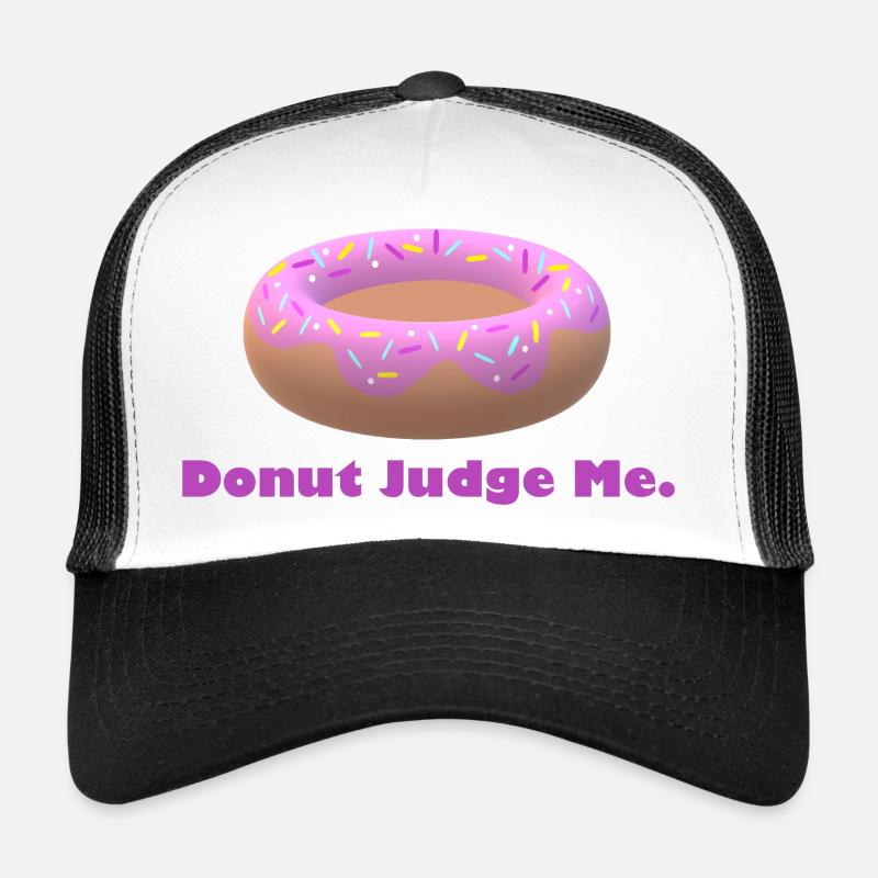 Doughnut - Trucker Cap - white/black