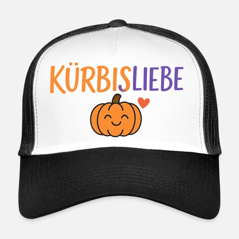 Pumpkin Love Comic Design Trucker Cap