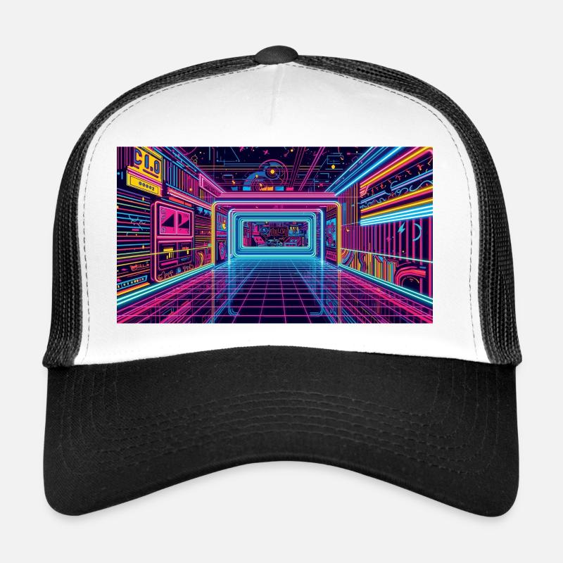 Salle de danse - Casquette trucker  - blanc/noir