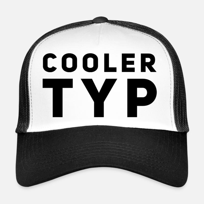 So sieht ein cooler Typ aus Trucker Cap