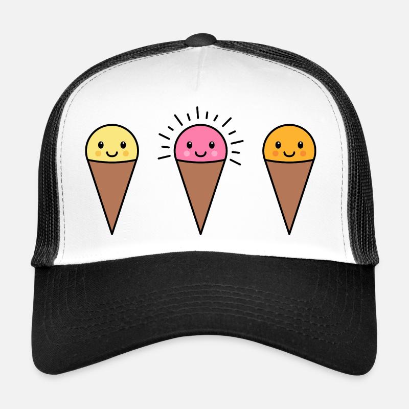Kawaii Eis in der Waffel Trucker Cap