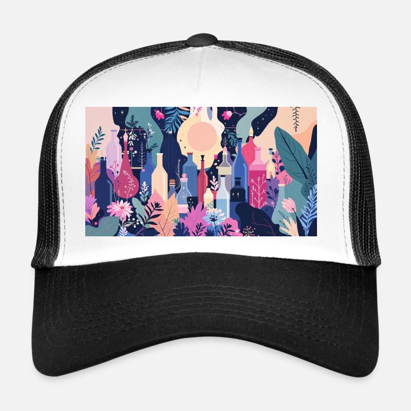 Flaschenwald Blütenmeer Trucker Cap
