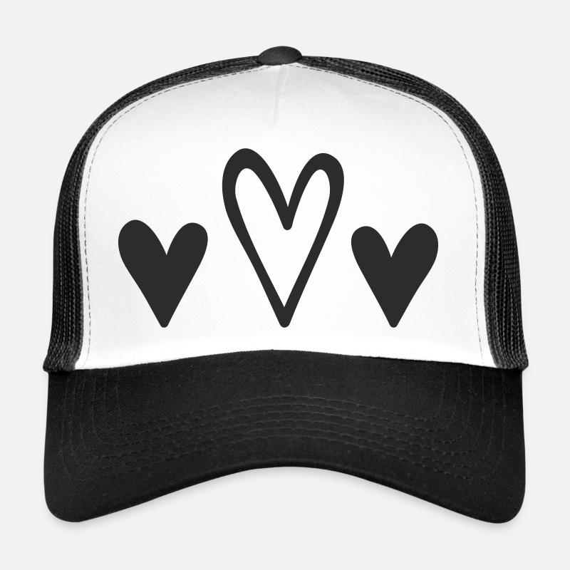 Conception des Trois Cœurs Casquette trucker 