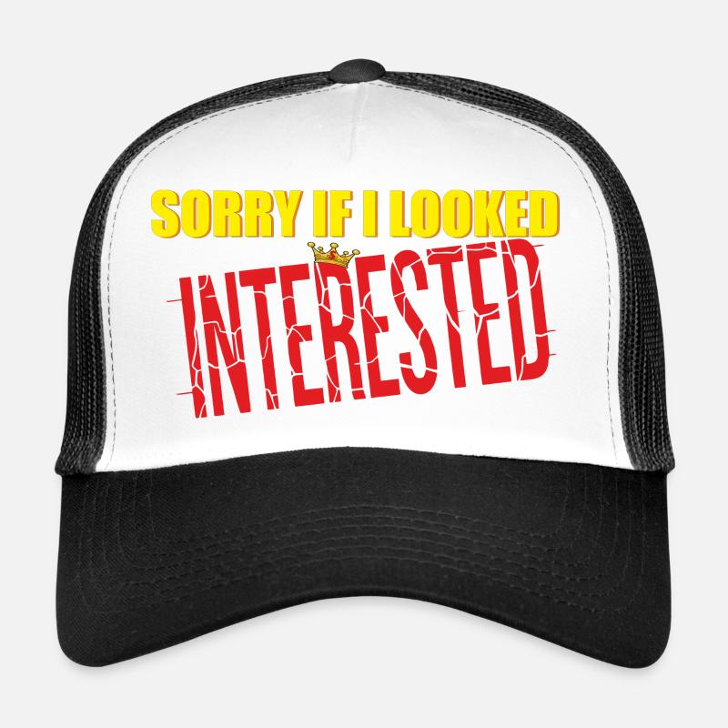 sorry - Trucker Cap - white/black