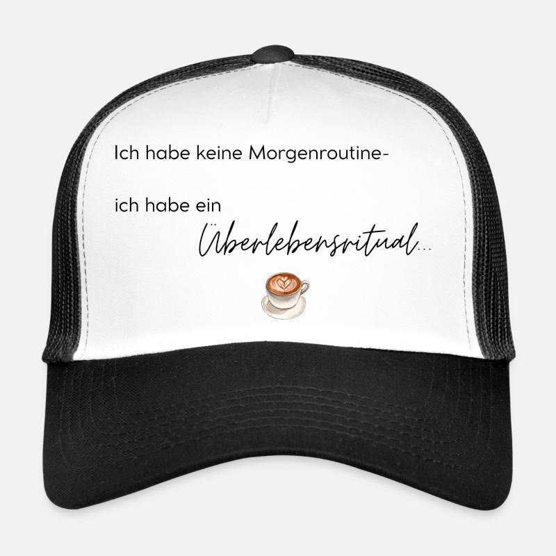 LIEBEVOLL Morgenroutine Kaffee Trucker Cap