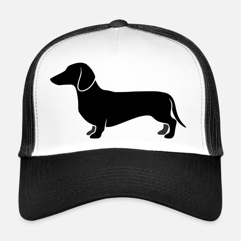 Profil du chien de chasse teckel Casquette trucker 